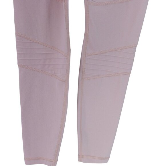 Athleta Inclination Moto Tights Sz S Pink Powervita Athleisure Stretch Gym Yoga - Picture 3 of 12
